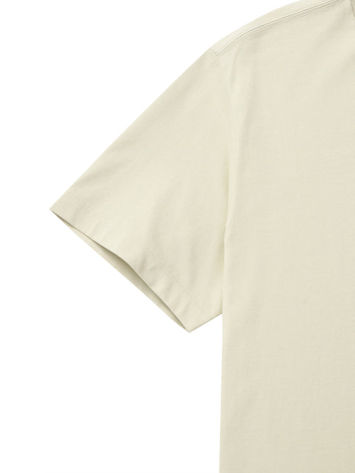 Varsity Pocket Short Sleeve T-shirt (L/BEIGE)