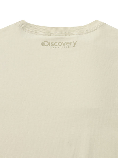 Varsity Pocket Short Sleeve T-shirt (L/BEIGE)