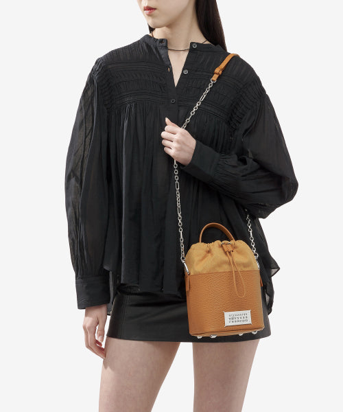 Small 5AC Bucket Bag - Mustard / S61WG0035P4348T2336 