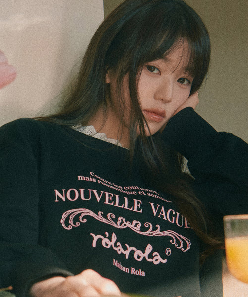 VINTAGE NEW LOGO SWEATSHIRT BLACK