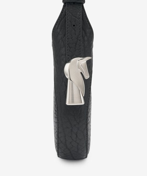 Small Chess Baguette Shoulder Bag - Black / 8080955 