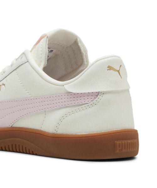 Puma Club 5v5 Nubuck - Warm White: Pink: Gold / 389406-10