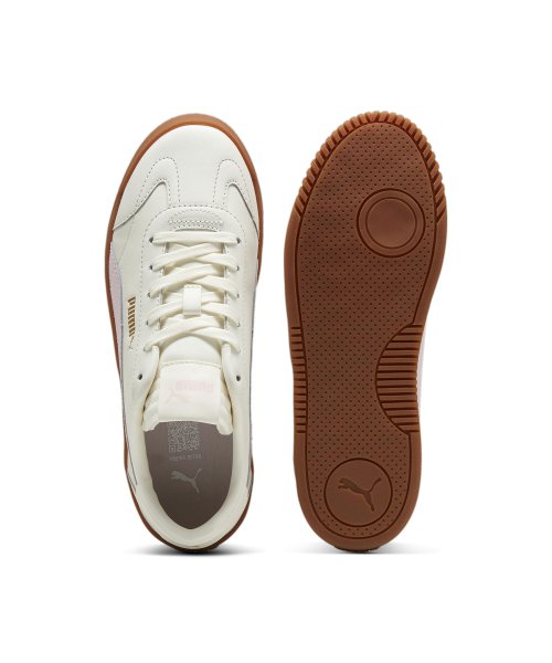 Puma Club 5v5 Nubuck - Warm White: Pink: Gold / 389406-10