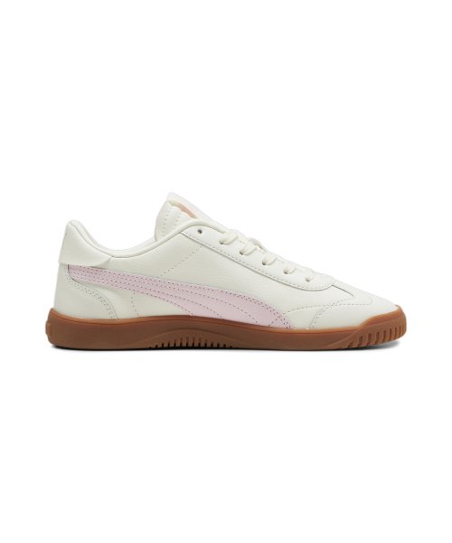 Puma Club 5v5 Nubuck - Warm White: Pink: Gold / 389406-10