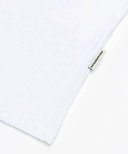 Hologram Necrophobia Print T-Shirt White