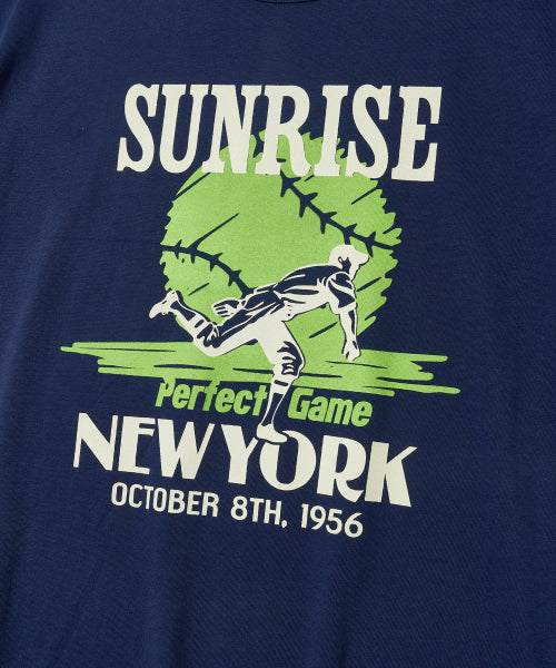 V.S.C TEE(SUNRISE NEW YORK)_LIGHT NAVY