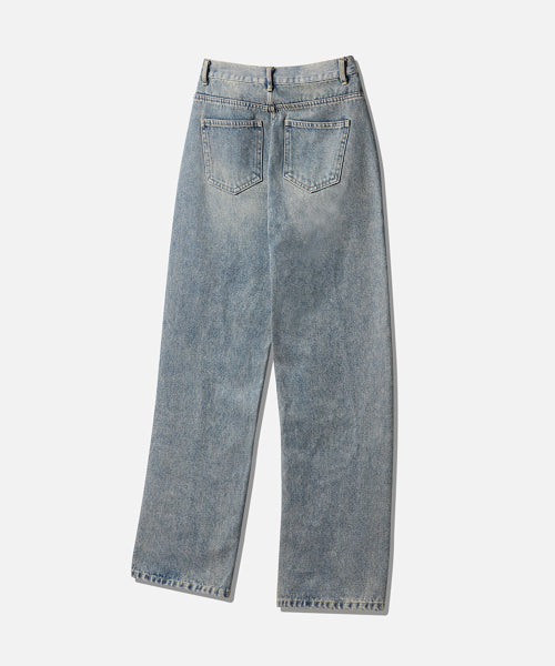 SDP Minimal Straight Denim Pants Medium Blue
