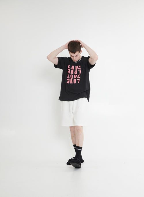 [UNISEX] LOVE SWITCH TSHIRT (BLACK)