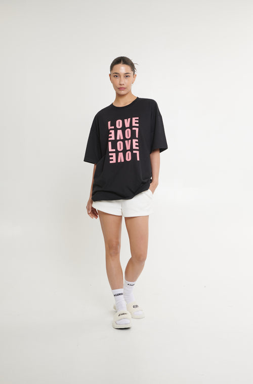 [UNISEX] LOVE SWITCH TSHIRT (BLACK)