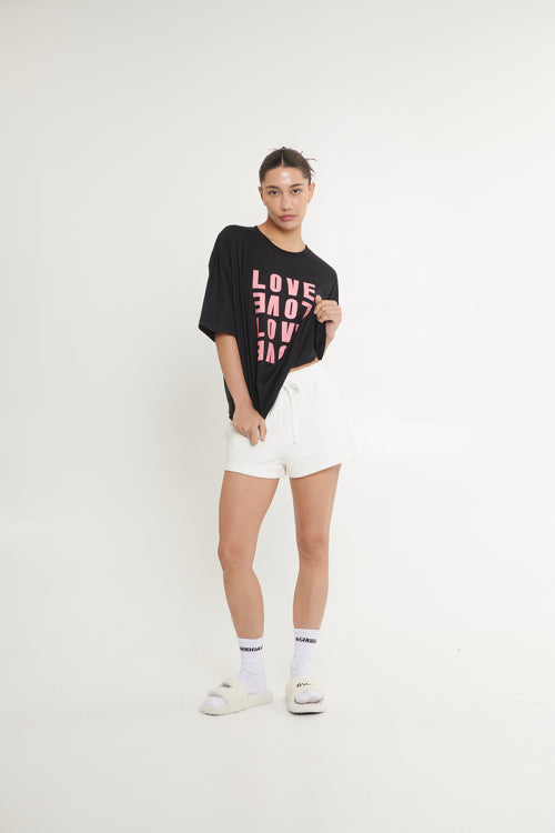 [UNISEX] LOVE SWITCH TSHIRT (BLACK)