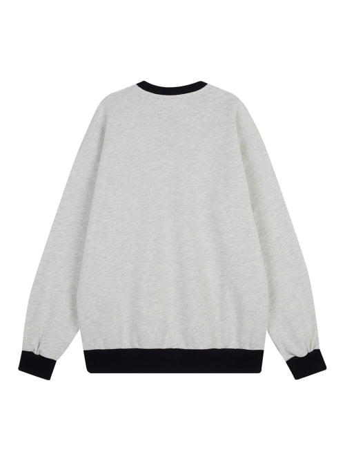 Men's Color Block Man to Man FOATS126M