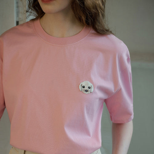 SR_Golden retriever embroidery top