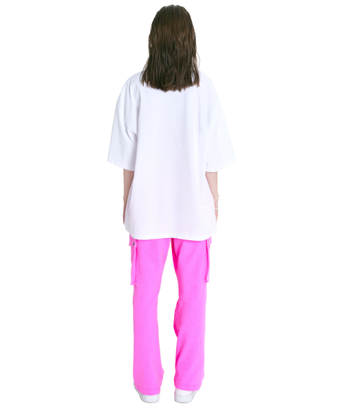 Line drawing t-shirt white