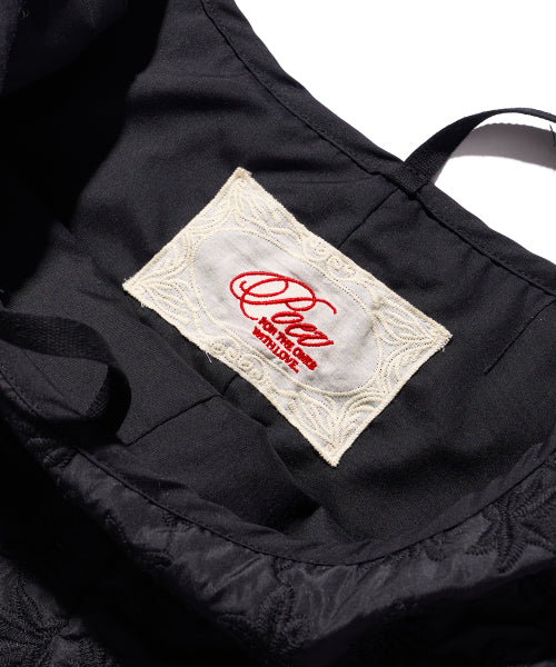 Broderie Padded Day Bag - Black
