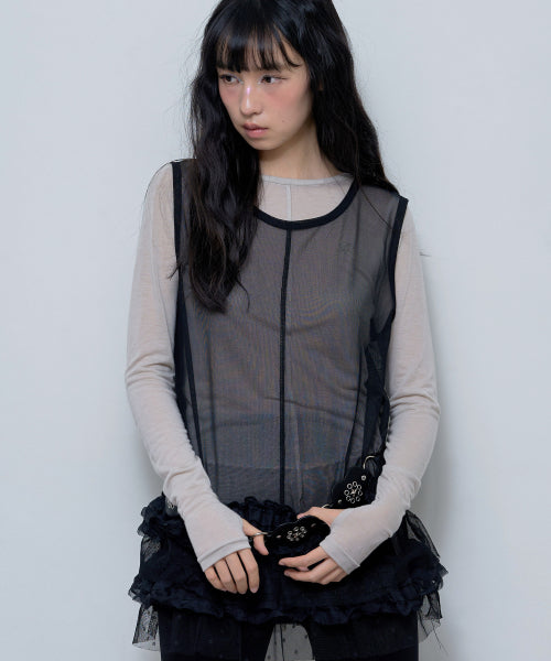 [SET] 걸스 마이 팬시 롱슬리브 &도트 레이어드 원피스_F24ZB068xZD880