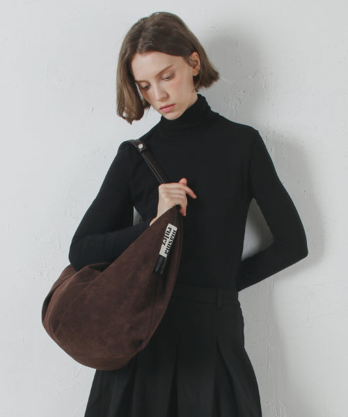 [Mars Marles X Bear Edition] Wing Suede Bag _Chocolate Brown