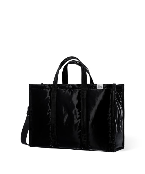 TOTE BRIEF 001 WIDE M Glossy Black