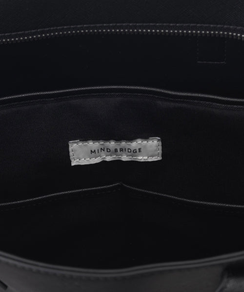 레더 브리프 토트백