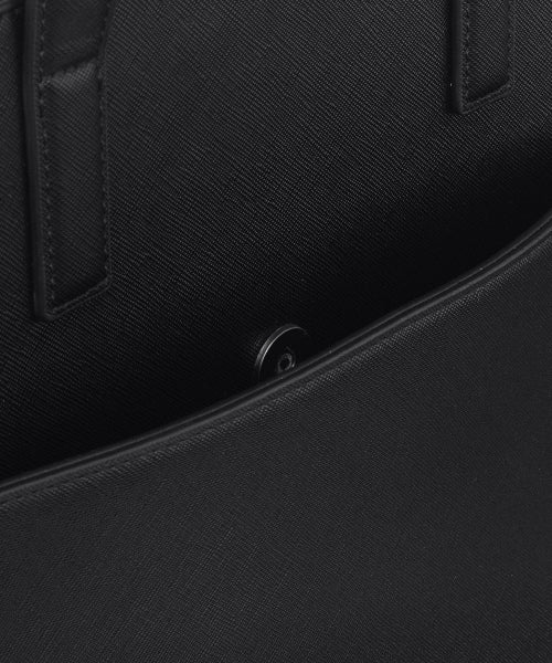 레더 브리프 토트백