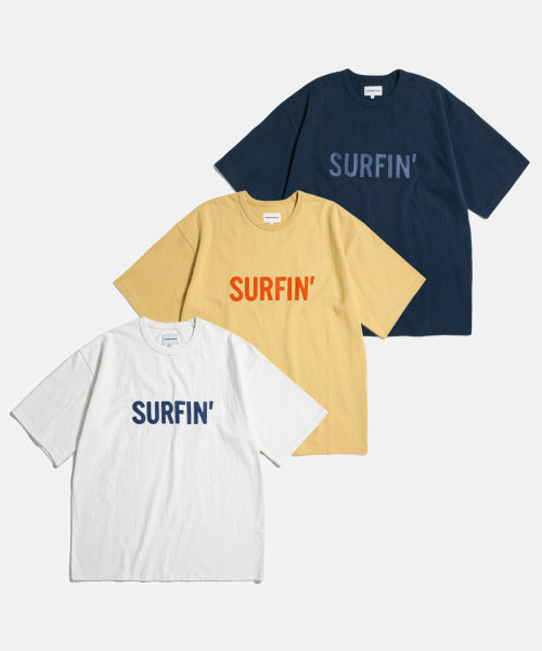 Surfin Heavyweight Tee Vintage Yellow