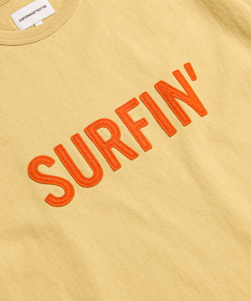 Surfin Heavyweight Tee Vintage Yellow