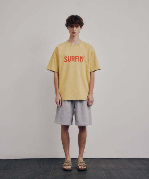 Surfin Heavyweight Tee Vintage Yellow